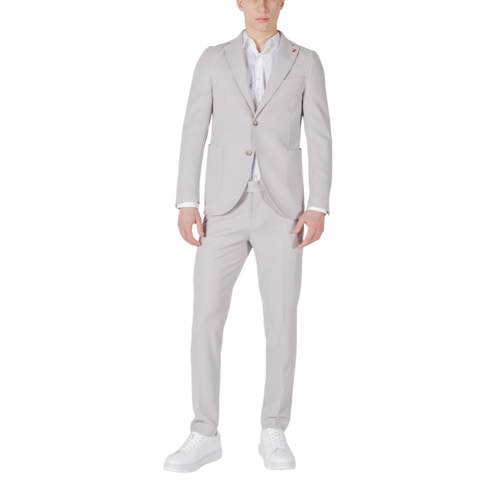 Gray Polyester Waistcoat