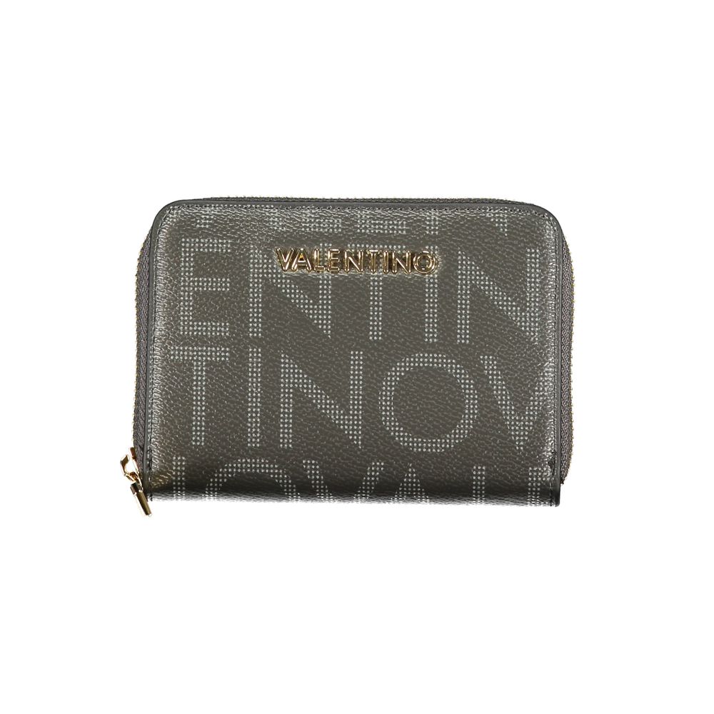 Black Polyurethane Women's Wallet