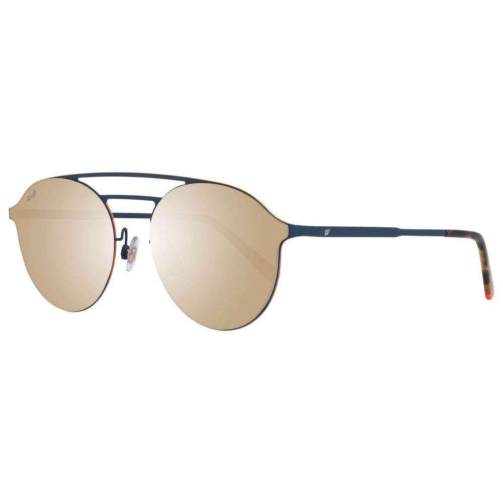 Blue Metal Sunglasses