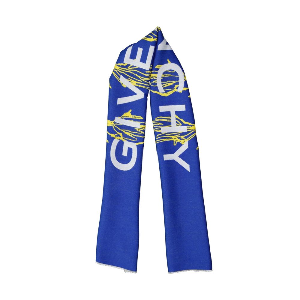 Blue Silk Scarf