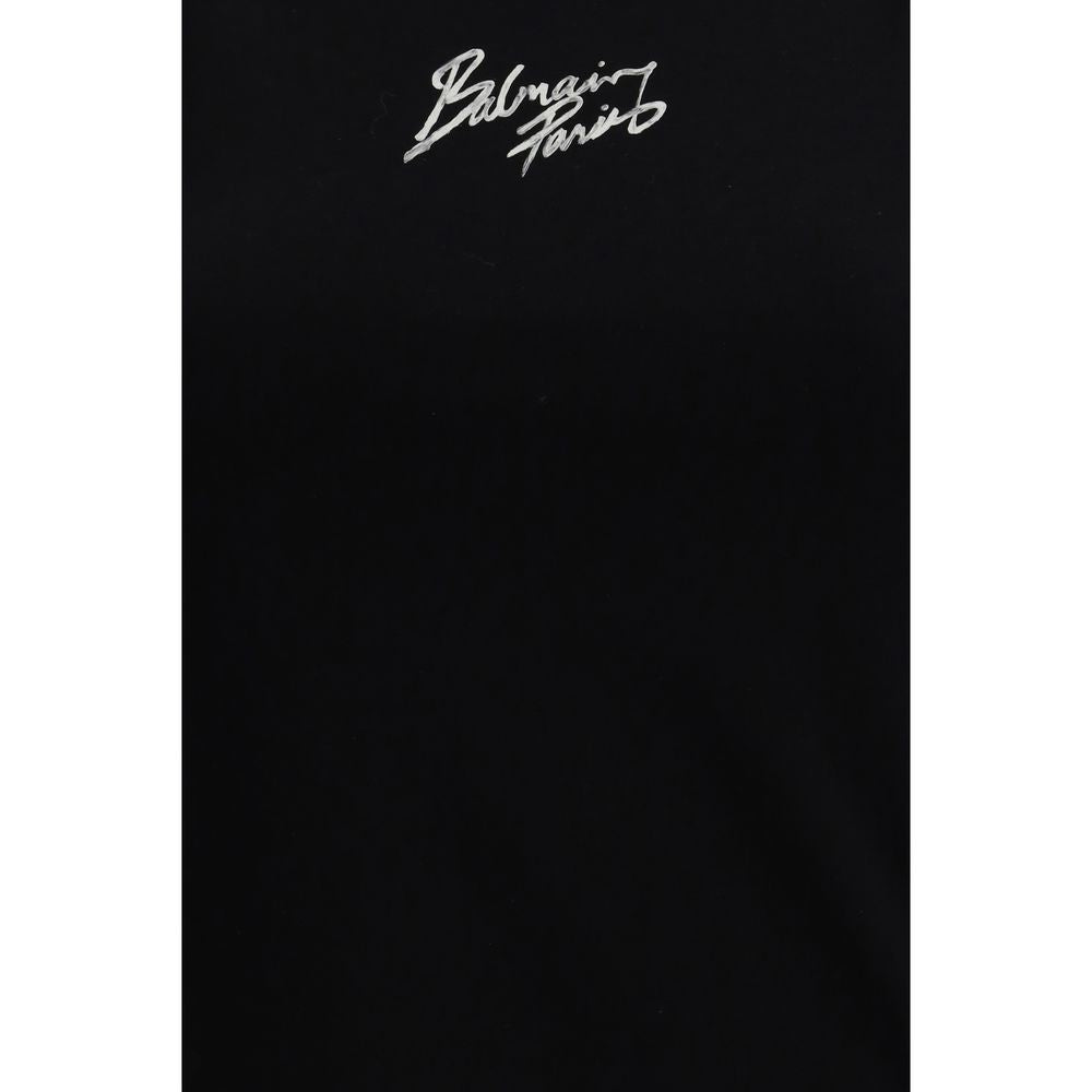 Black Cotton T-Shirt