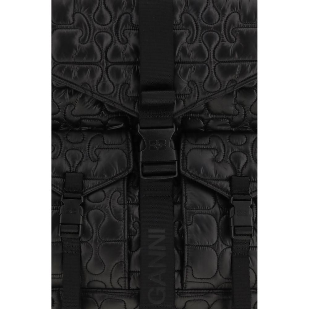 Black Polyamide Backpack