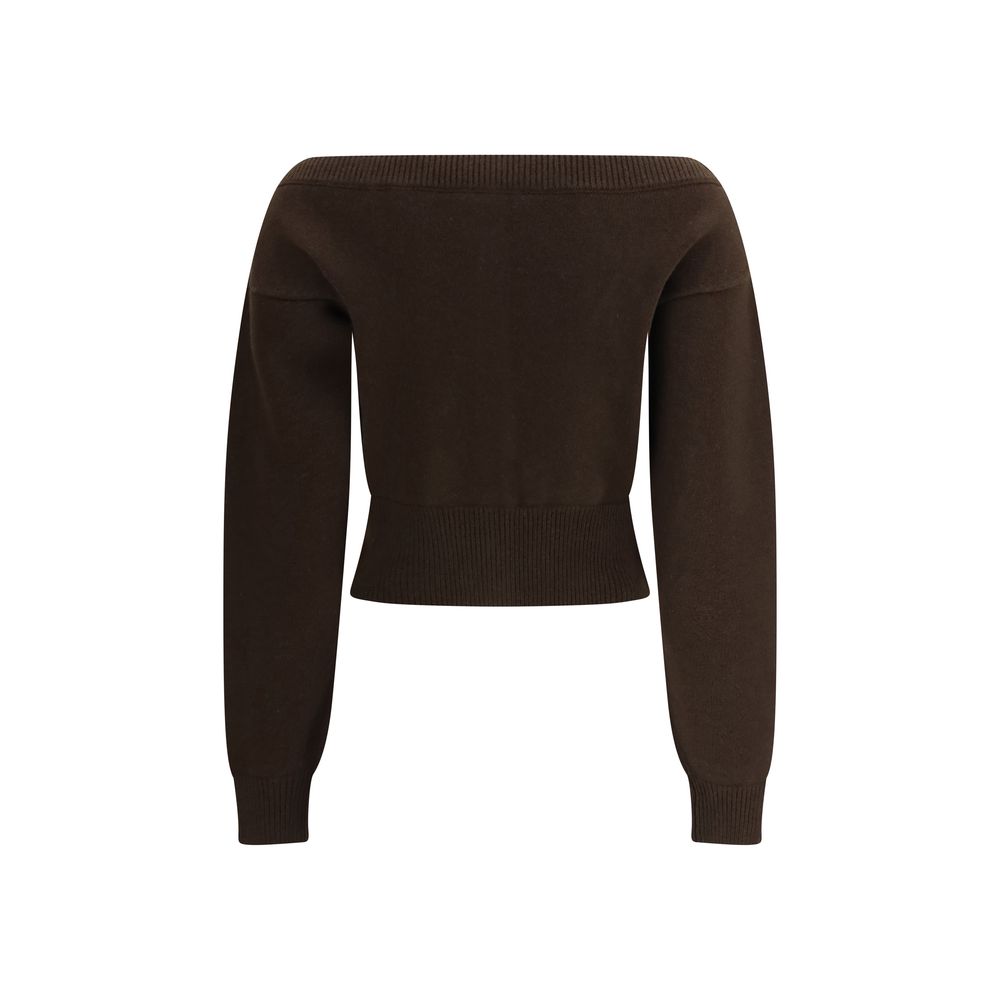 Brown Cashmere Cardigan