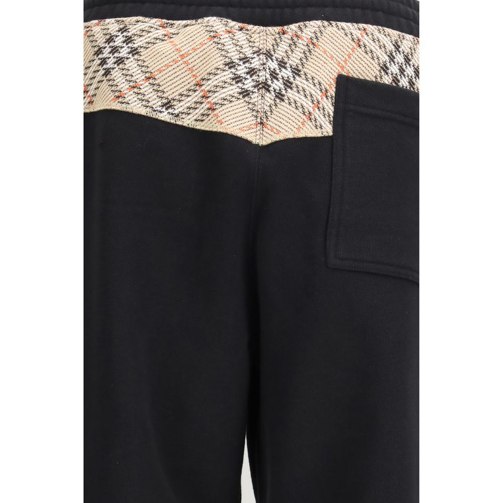 Black Cotton Joggers (Workout Pants)