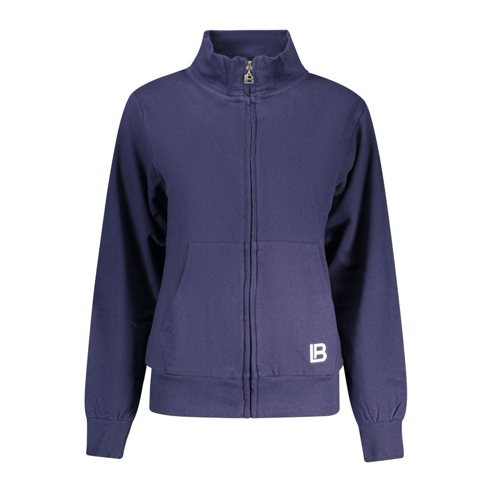 Blu Cotton Women Sweatshirt
