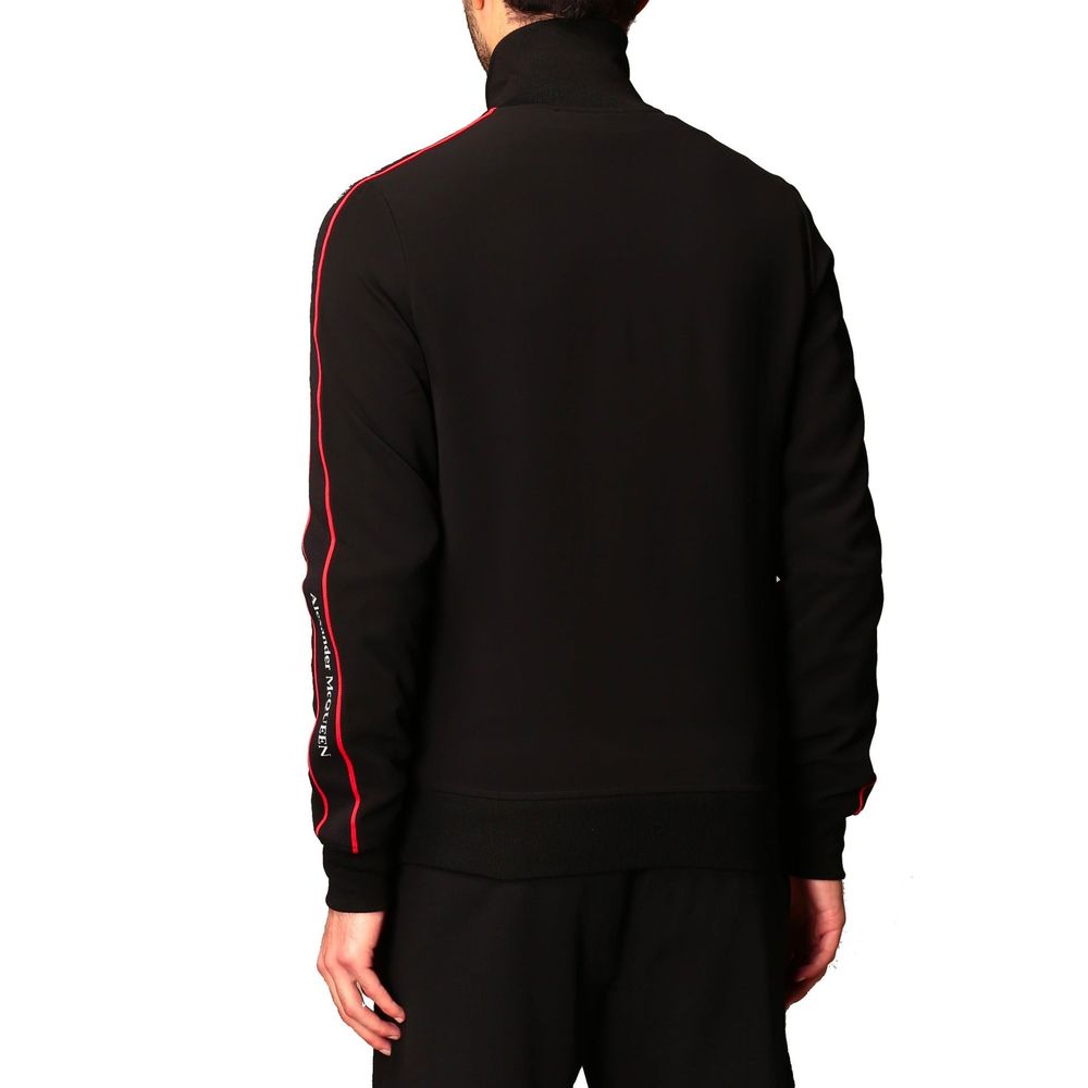 Black Viscose Sweatshirt