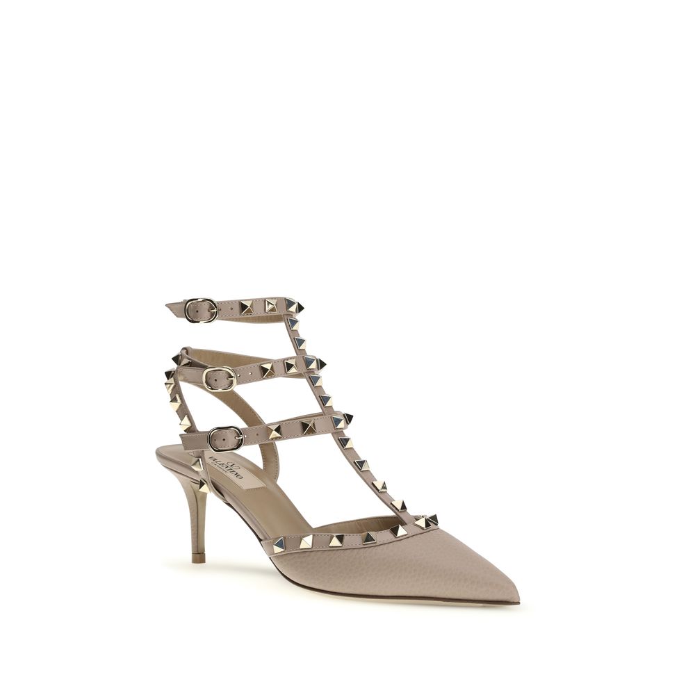 Gray Calf Leather Bos Taurus Pumps