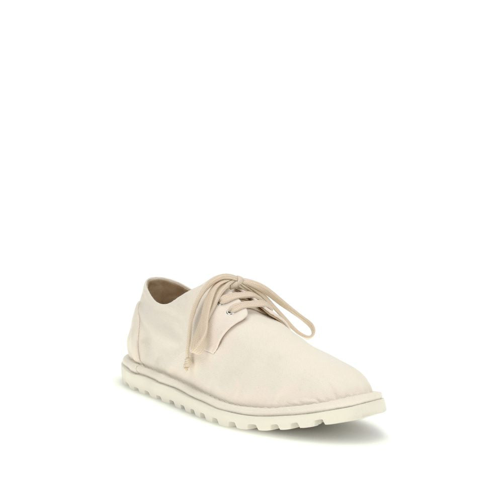 White Cotton Oxfords And Derbies