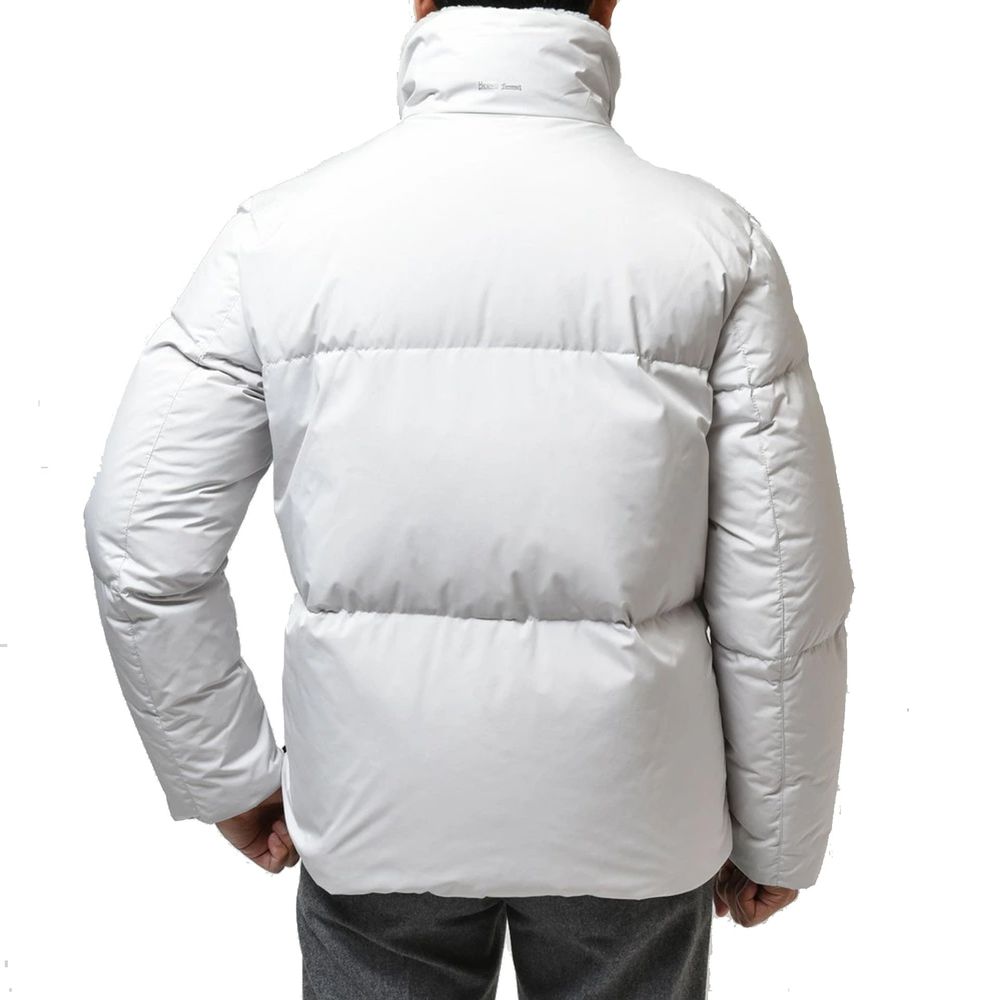Gray Polyester Coat