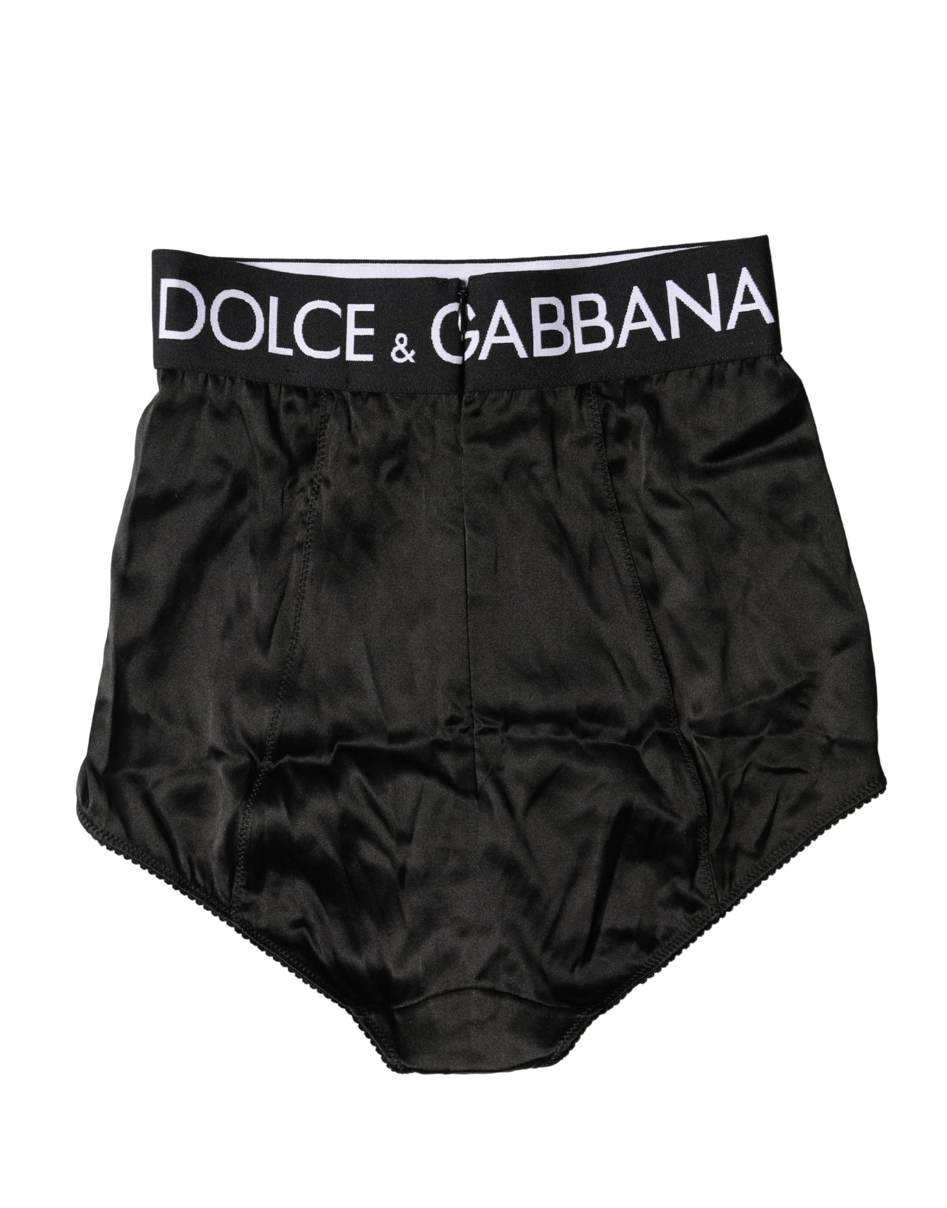 Black Logo Girdle High Waist Panty  Underwear