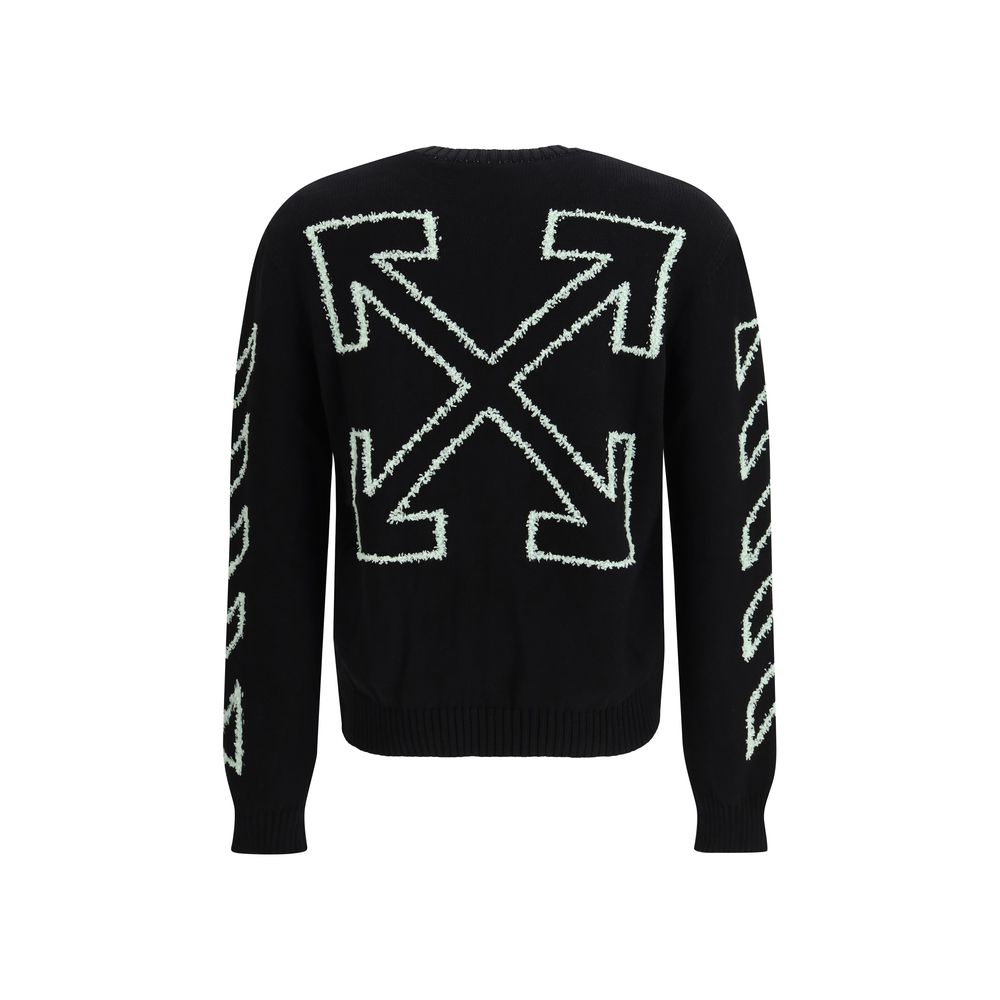 Black Cotton Sweatshirt