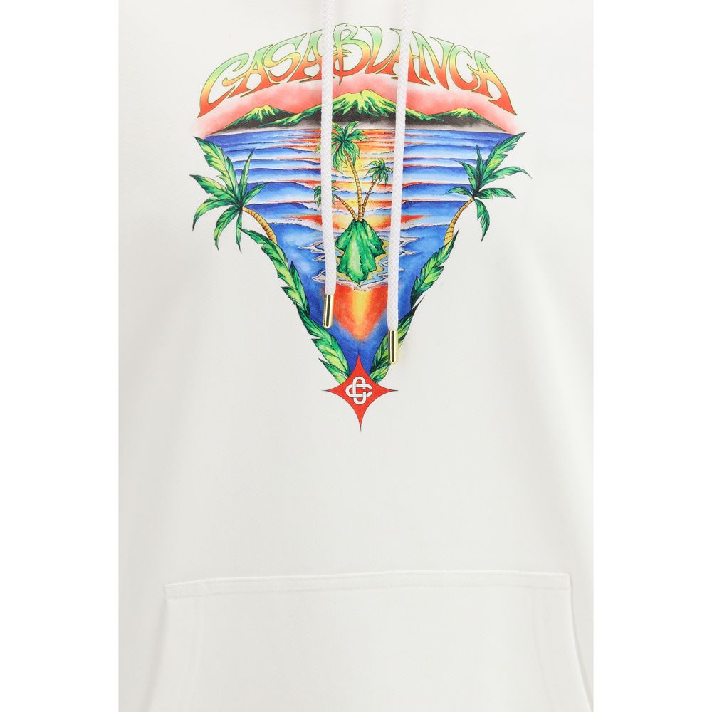 White Cotton Sweatshirt