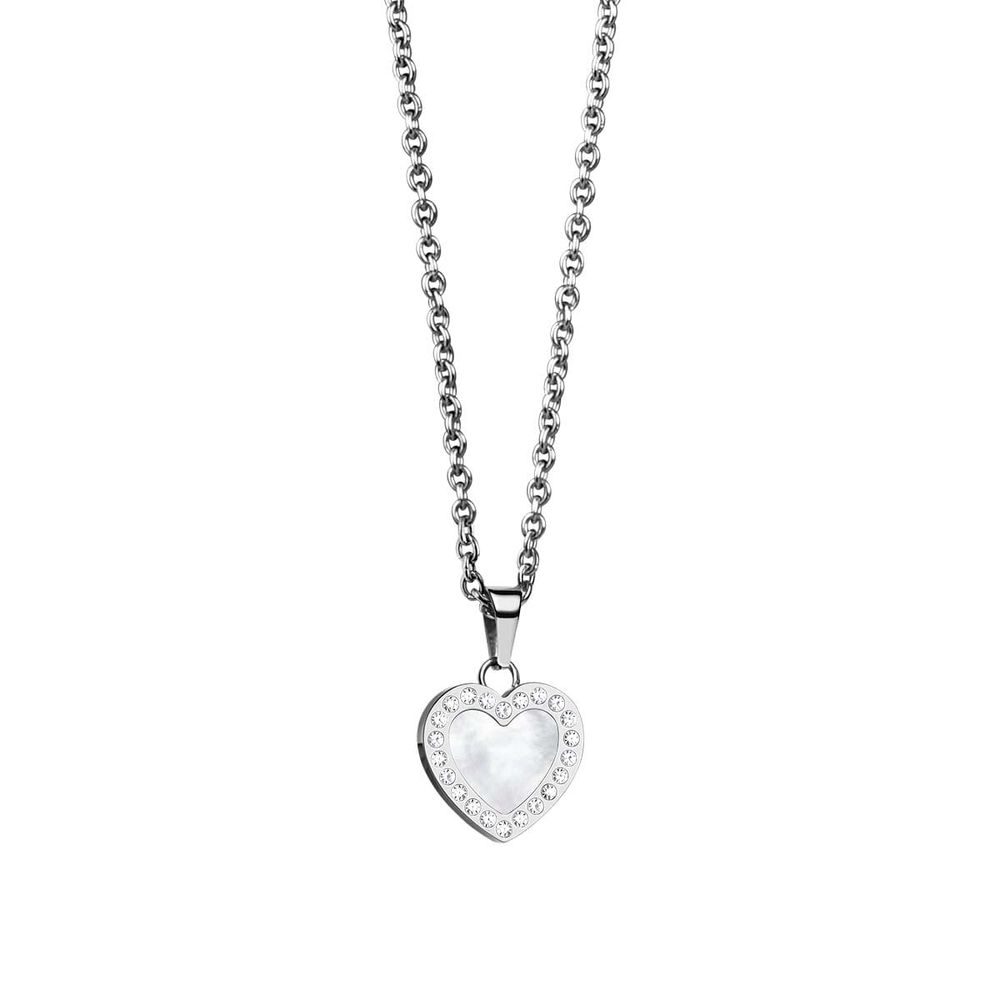 Gray Stainless Steel Necklace