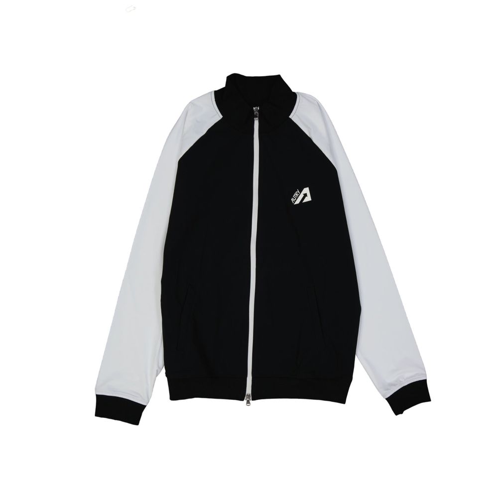 Black Elastane Bomber