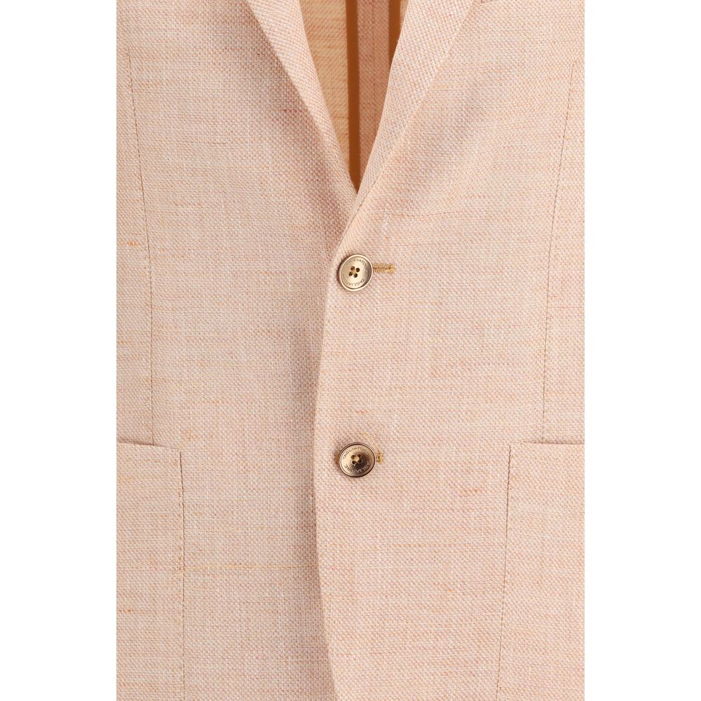 Orange Wool Blazer