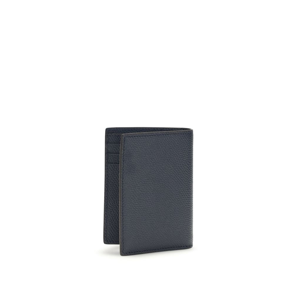 Blue Calf Leather Bos Taurus Wallet
