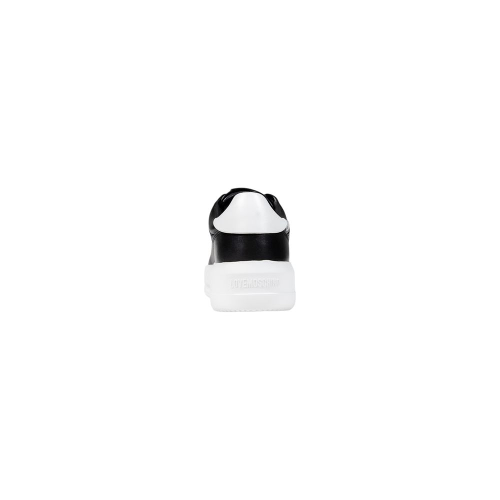 Black And White Synthetic Chunky Sneakers