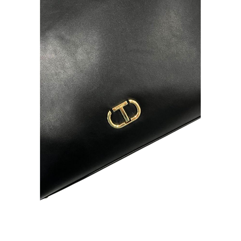 Black PU Women Shoulder Bag