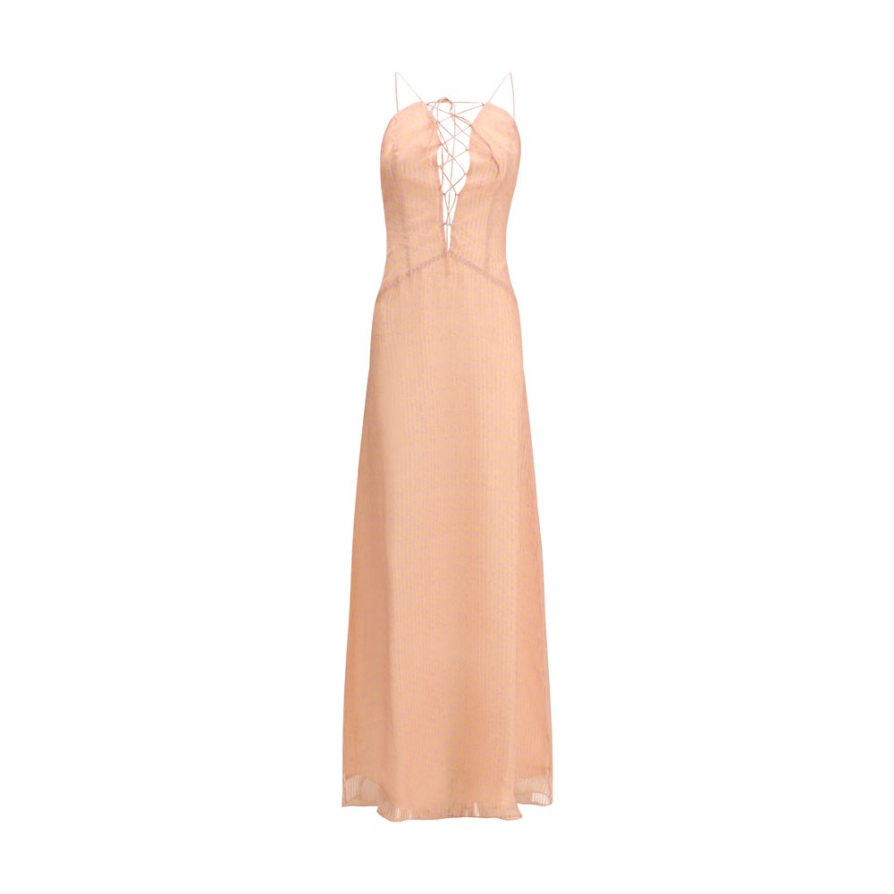 Multicolor Silk Casual Dress