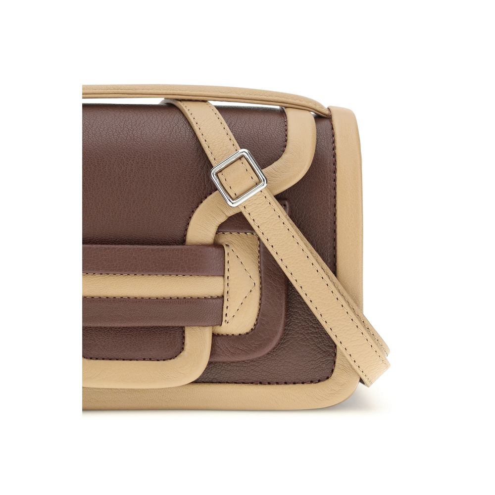 Brown Calf Leather Bos Taurus Shoulder Bag