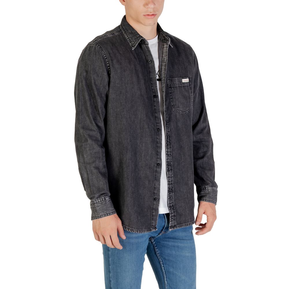 Black Denim Shirt
