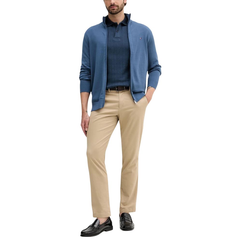 Blue Cotton Cardigan