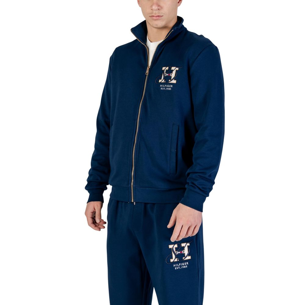 Blue Recycled Cotton Sweatshirt