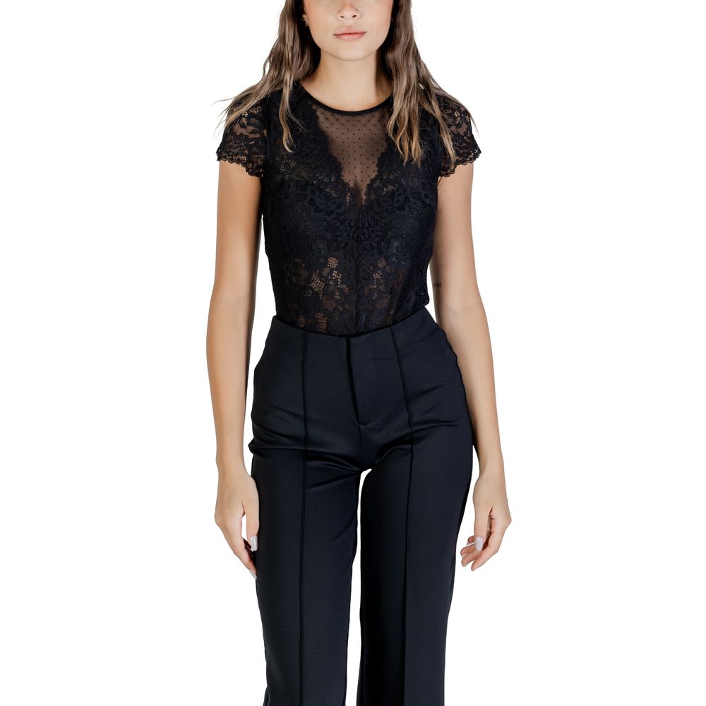 Black Polyamide Bodysuit