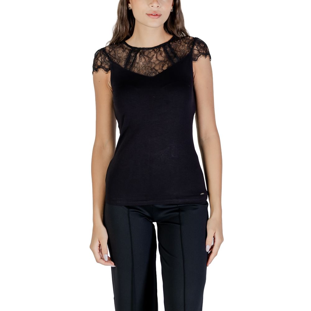 Black Viscose Blouse