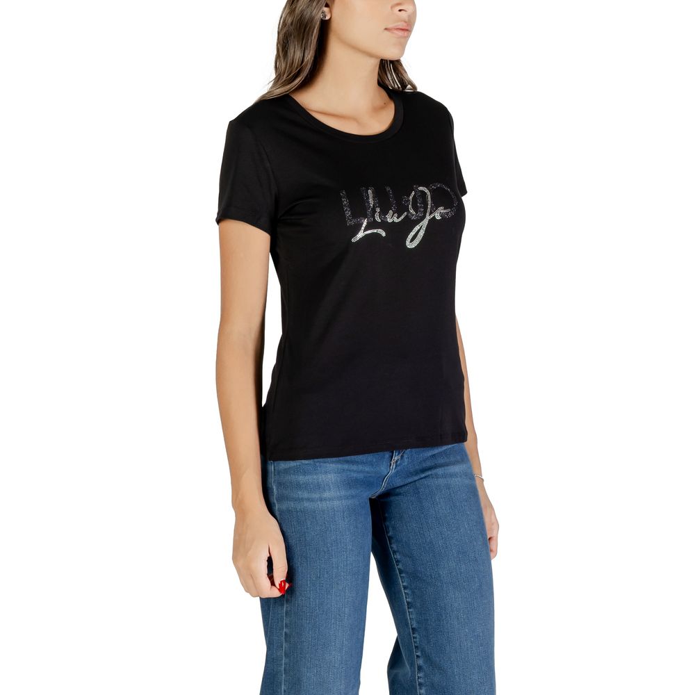 Black Cotton T-Shirt