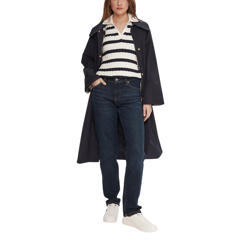 Blue Recycled Cotton Mom Jeans