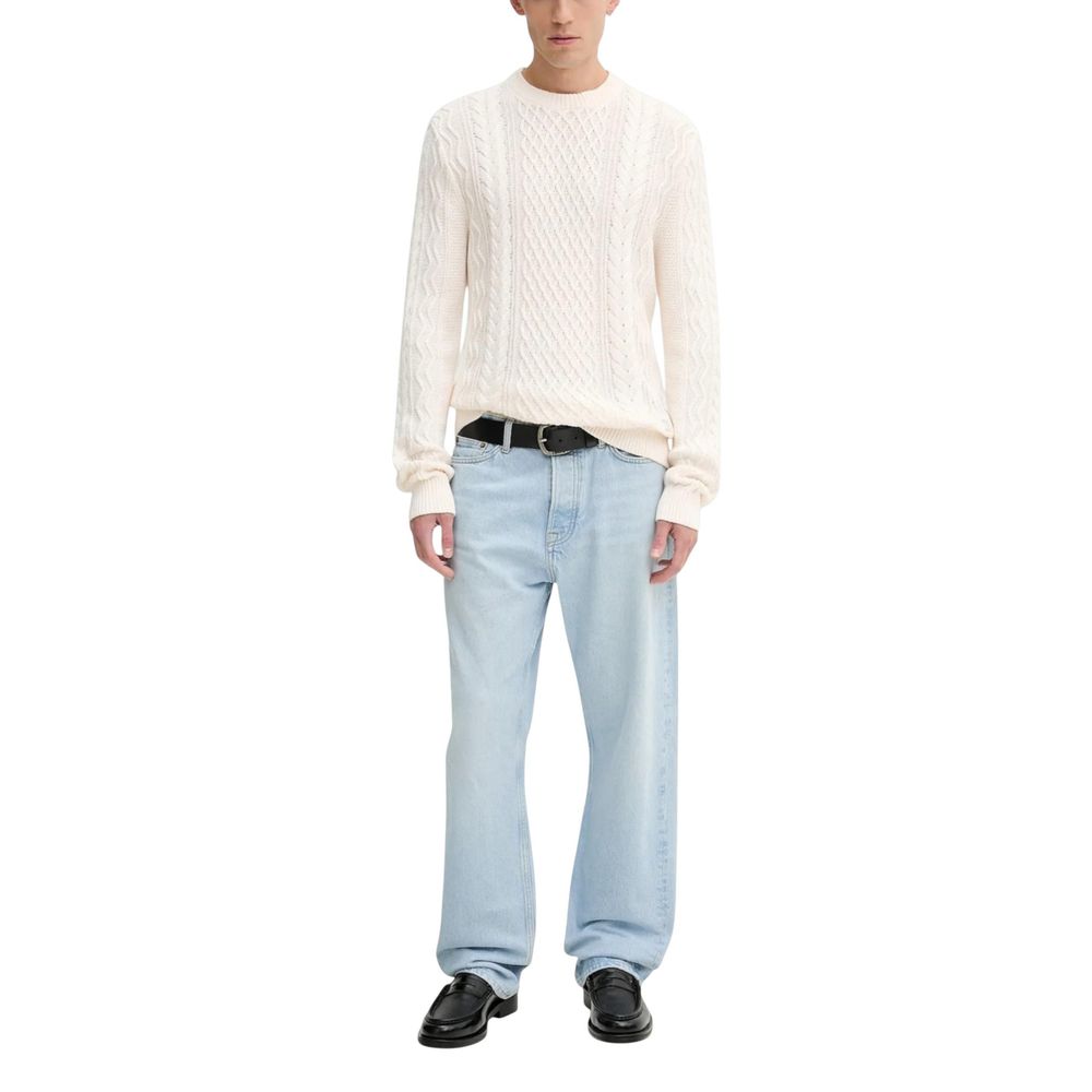 Cream Recycled Cotton Sweatshirt