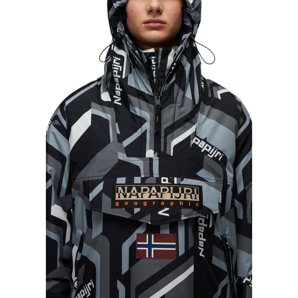 Bicolor Recycled Polyester Shell Jacket
