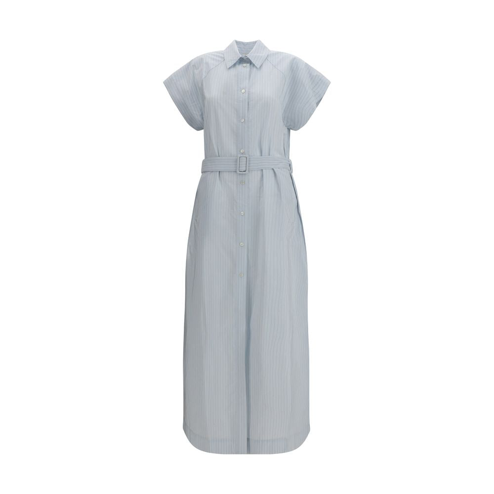 Blue Copper Long Dress