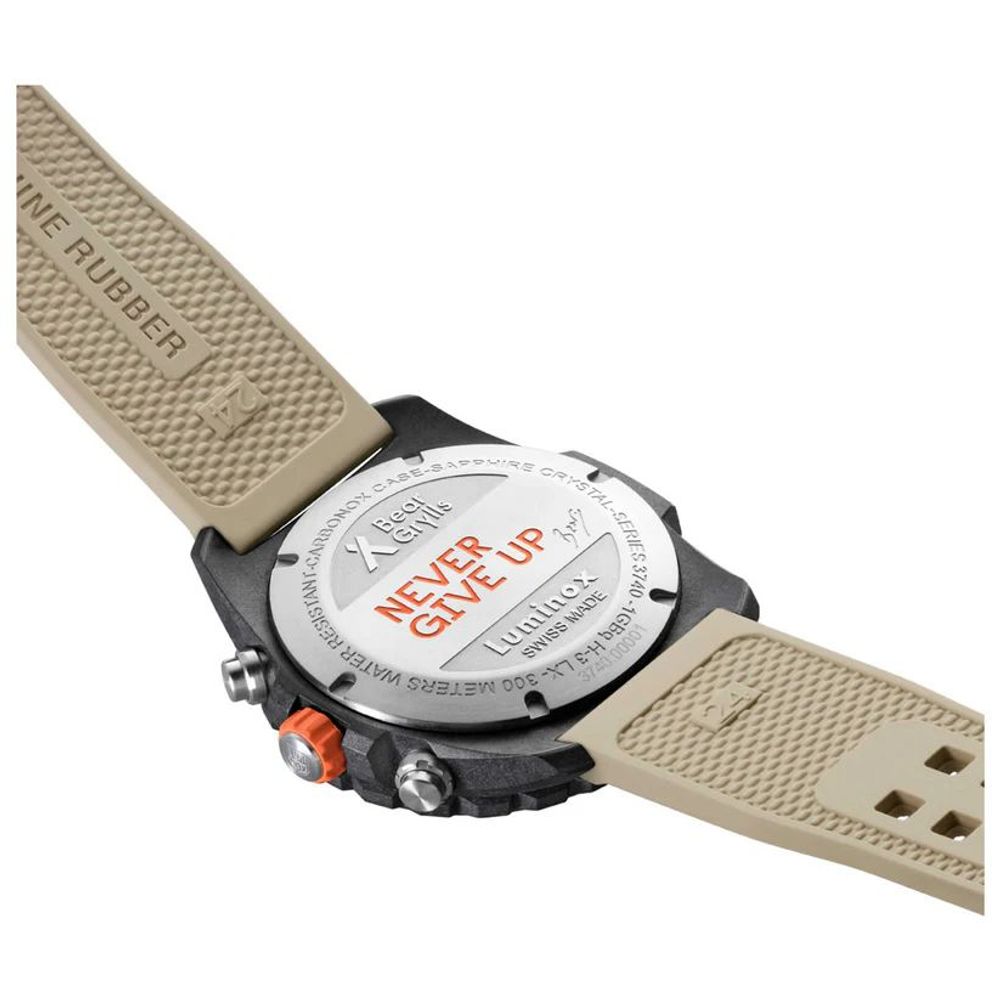 Beige Resin Sport Watch