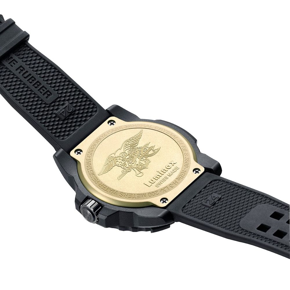 Black Rubber Sport Watch