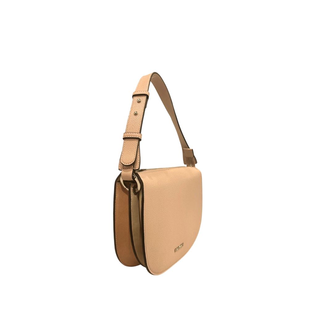 Pink PU Women Shoulder Bag