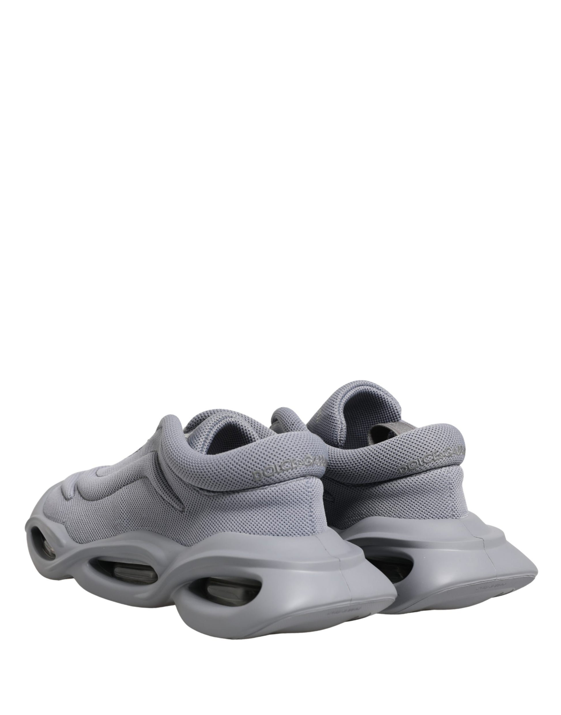 Gray Slip On Wave Low Top Sneakers
