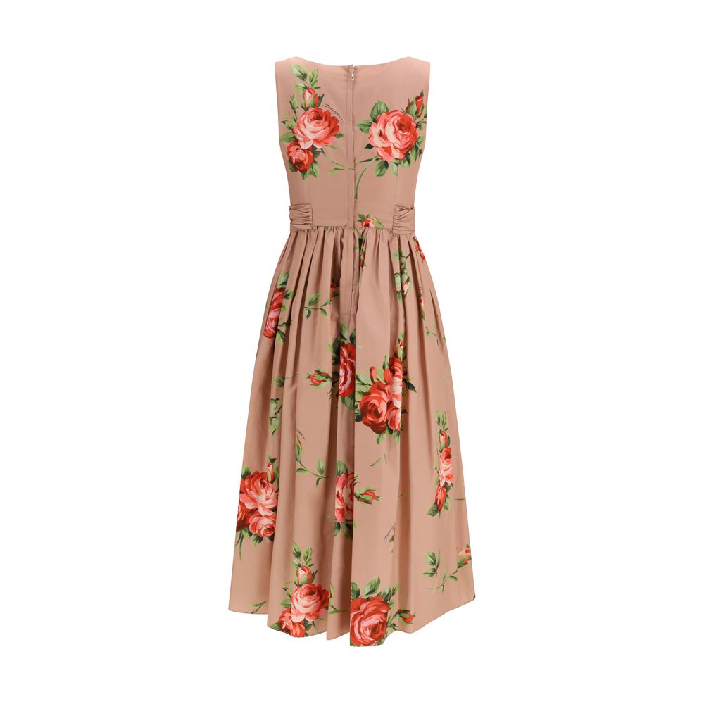 Multicolor Cotton Casual Dress