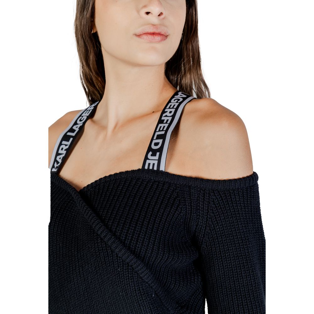 Black Cotton Sweatshirt