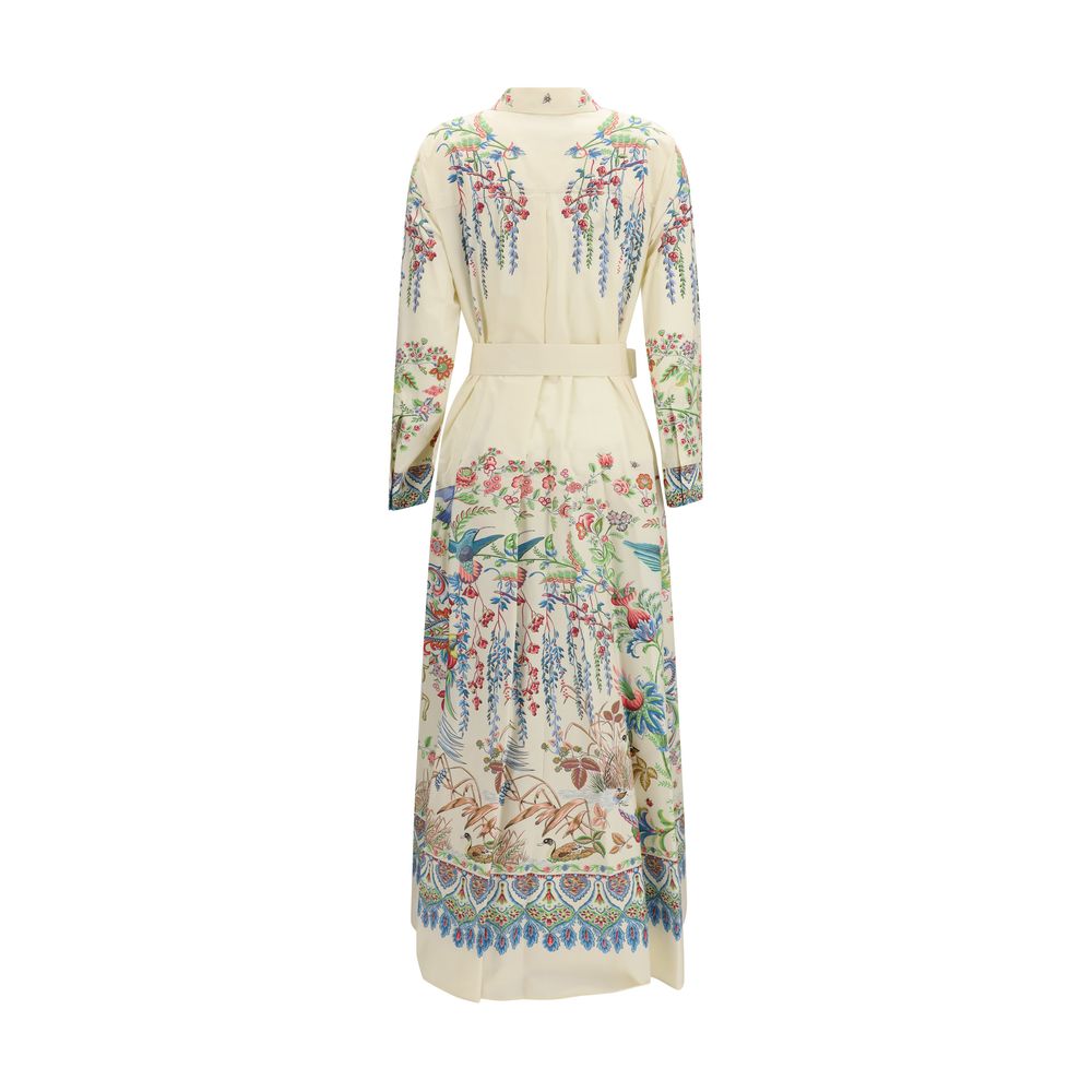 White Cotton Casual Dress