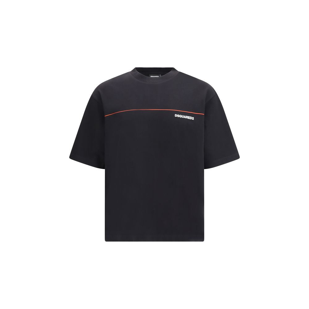 Black Cotton T-Shirt
