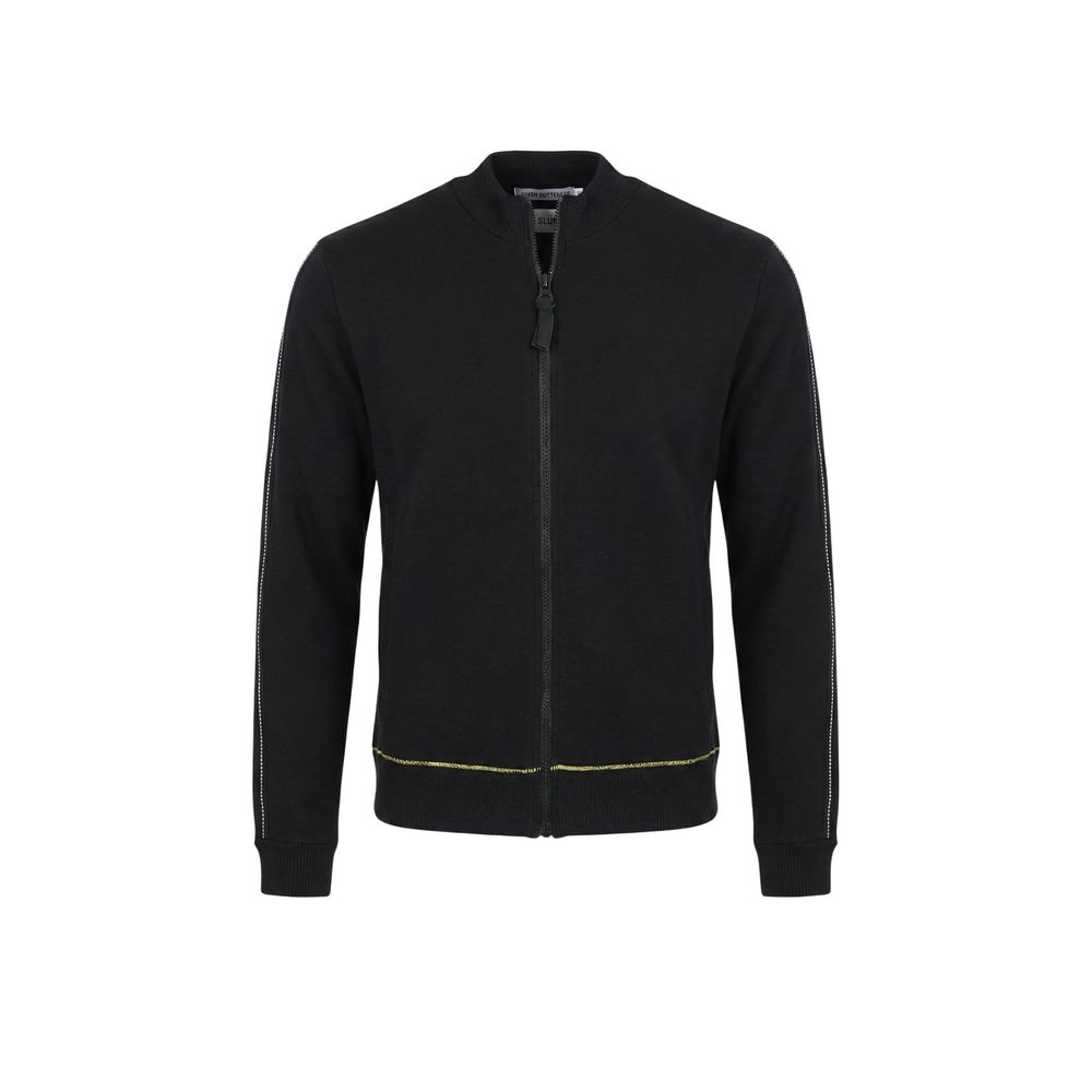 Black Cotton Sweatshirt