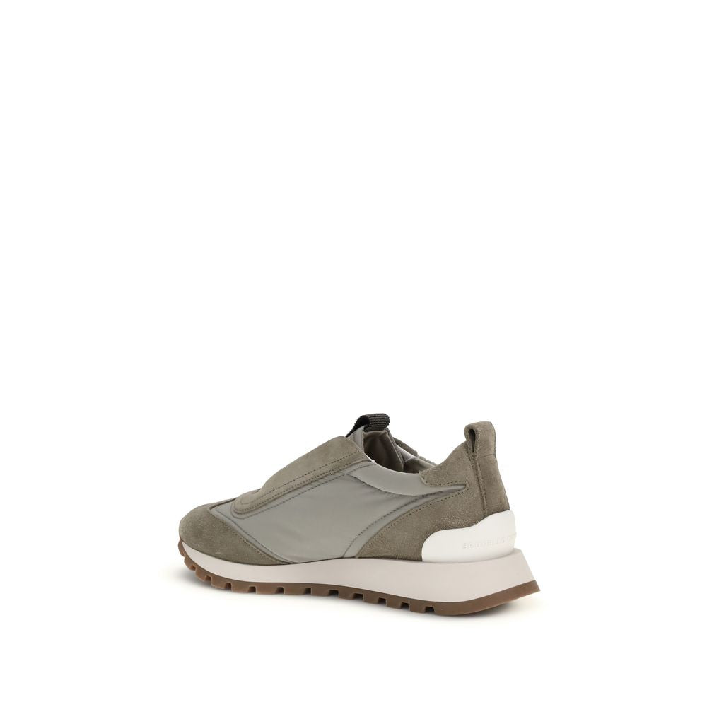 Bicolor Polyester Sneakers