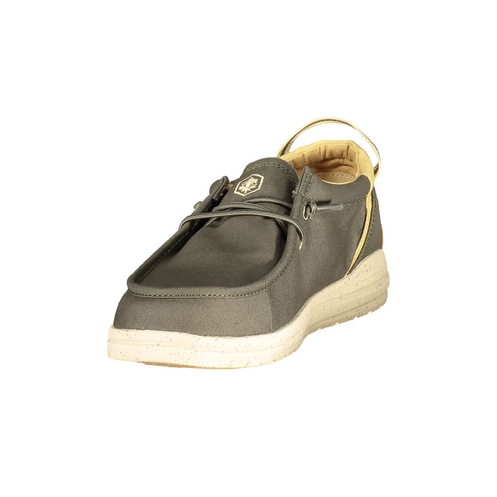 Verde Polyester Men Classic Shoe