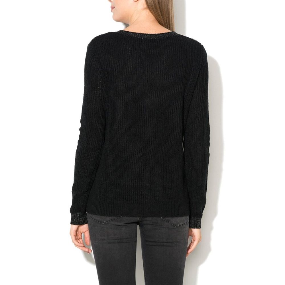 Black Polyacrylic Sweatshirt