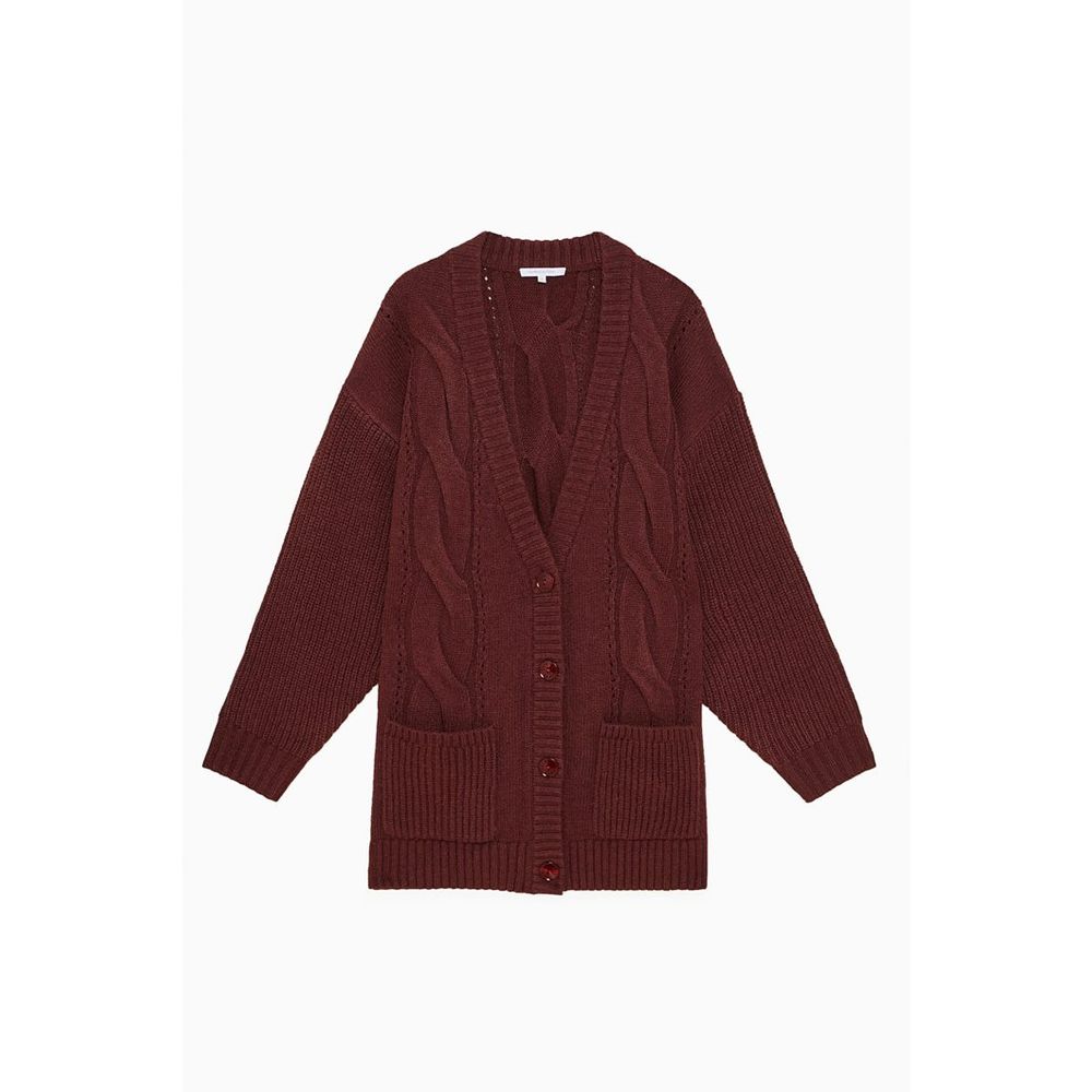 Purple Marabou Cardigan
