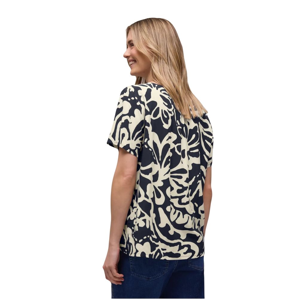 Blue Viscose Blouse