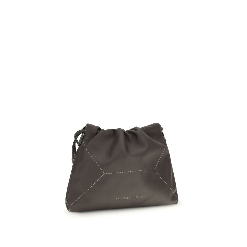 Brown Calf Leather Bos Taurus Shoulder Bag