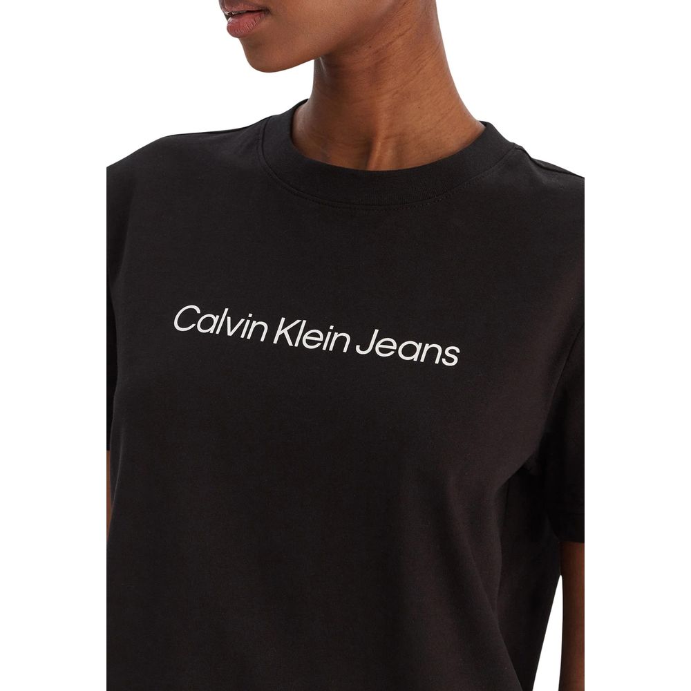 Black Cotton T-Shirt